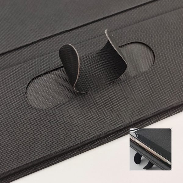 15W GRS Certified Recycled Wireless Mouse Pad with Phone Holder