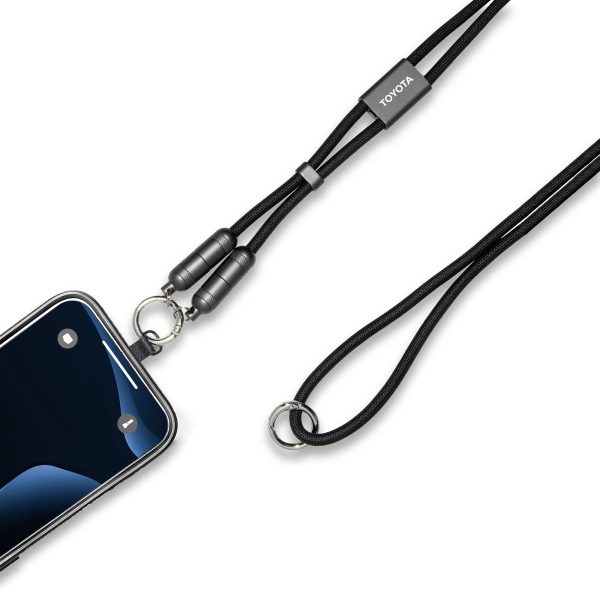 60W Power Delivery Dual USB-C Charging Cable Strap