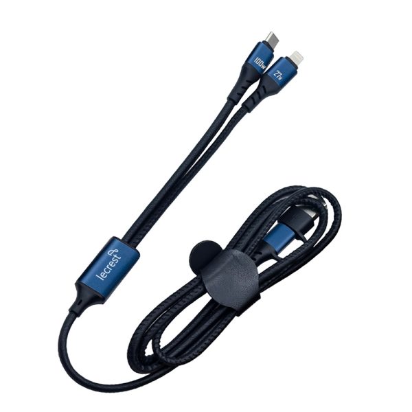 Ultra fast 100W 4-in-1 Charging Cable with Data Transfer -  XL